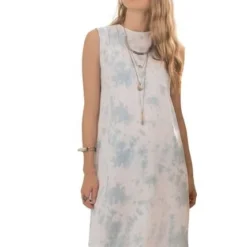 Vestido Corto Para Mujer Estampado Tie Dye Rutta