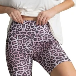 Short Para Mujer Estampado Animal Print Rosado Rutta
