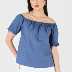 Blusa Azul Grisáceo Rutta