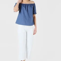 Blusa Azul Grisáceo Rutta -Feminora Moda Tienda De Ventas rutta 4584 1966312 4 product