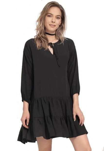 Vestido Corto Para Mujer Negro Rutta 3 Vestido Corto Para Mujer Negro Rutta