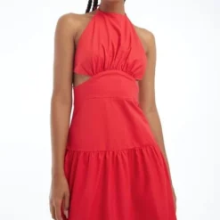 Vestido Mujer Seven M/S Rojo Algodón -Feminora Moda Tienda De Ventas seven seven 1908 7994122 3 product