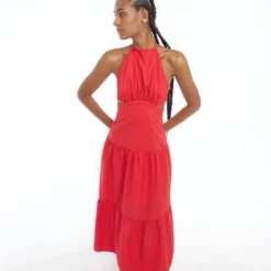 Vestido Mujer Seven M/S Rojo Algodón -Feminora Moda Tienda De Ventas seven seven 1913 7994122 5 product