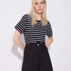 Short Mujer Seven Negro Viscosa