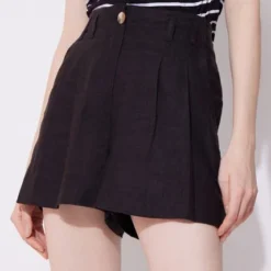 Short Mujer Seven Negro Viscosa -Feminora Moda Tienda De Ventas seven seven 2406 3903722 3 product