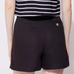 Short Mujer Seven Negro Viscosa -Feminora Moda Tienda De Ventas seven seven 2410 3903722 4 product