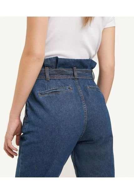 Jean Paper Bag Para Mujer Seven 6 Jean Paper Bag Para Mujer Seven - Imagen 4