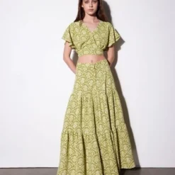 Blusa Mujer Seven M/C Verde Poliéster 28123712-6736 -Feminora Moda Tienda De Ventas seven seven 3813 0217612 3 product