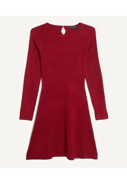 Vestido Mujer Seven M/L Vino Viscosa 7 Vestido Mujer Seven M/L Vino Viscosa - Imagen 5