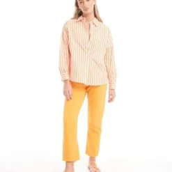 Blusa Mujer Seven M/L Naranja Algodón -Feminora Moda Tienda De Ventas seven seven 5541 7578812 2 product