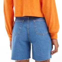 Bermuda Mujer Seven Azul Algodón -Feminora Moda Tienda De Ventas seven seven 5722 6109212 4 product