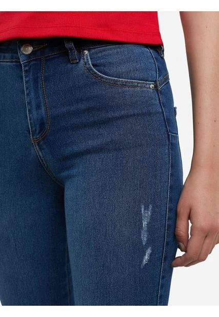 Jean Mujer Seven Push Up Azul Algodón 5 Jean Mujer Seven Push Up Azul Algodón - Imagen 3