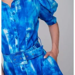 Maxi Vestido Camisero Estampado -Feminora Moda Tienda De Ventas spirito 0073 9780222 3 product