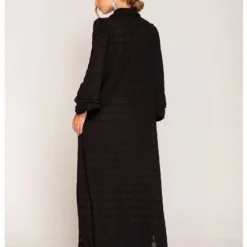 Vestido Largo Camisero Negro M -Feminora Moda Tienda De Ventas spirito 2038 5180222 2 product