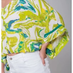 Blusa Estampada Est Verde-L-16BL0047 -Feminora Moda Tienda De Ventas spirito 9949 5970222 3 product