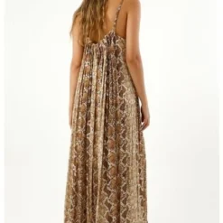 Vestido Largo Estampado De Pitón Para Mujer -Feminora Moda Tienda De Ventas tennis 0342 9964812 4 product