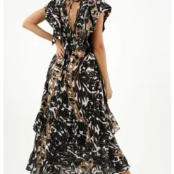 Vestido Largo Con Boleros Para Mujer -Feminora Moda Tienda De Ventas tennis 0344 1174812 5 product