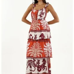 Vestido Estampado Con Boleros Para Mujer -Feminora Moda Tienda De Ventas tennis 3488 9417722 2 product