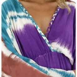 Vestido Caftán Multicolor Para Mujer -Feminora Moda Tienda De Ventas tennis 5199 0362212 4 product