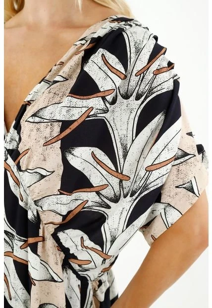 Vestido Corto Con Estampado Floral Para Mujer 7 Vestido Corto Con Estampado Floral Para Mujer - Imagen 5