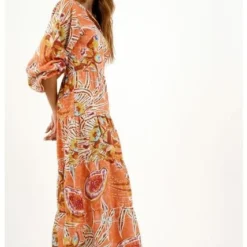 Vestido Largo Estampado Para Mujer -Feminora Moda Tienda De Ventas tennis 8189 3681222 3 product