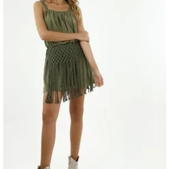 Vestido Corto Verde Para Mujer -Feminora Moda Tienda De Ventas tennis 8231 1614212 4 product