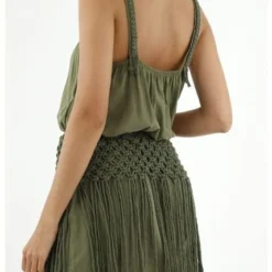 Vestido Corto Verde Para Mujer -Feminora Moda Tienda De Ventas tennis 8234 1614212 5 product