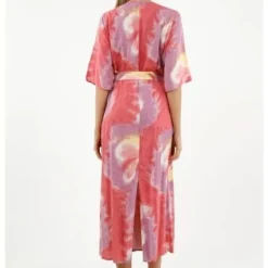 Vestido Rosado Estampado Para Mujer -Feminora Moda Tienda De Ventas topmark 4757 0934022 4 product