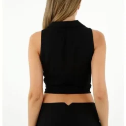 Camisa Tipo Chaleco Negra Para Mujer -Feminora Moda Tienda De Ventas topmark 5209 5934022 4 product