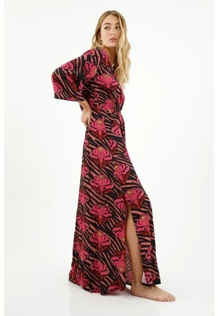 Vestido Con Escote En V Para Mujer 4 Vestido Con Escote En V Para Mujer - Imagen 2