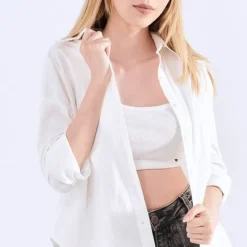 Camisa Manga Larga Para Mujer Oversize Typer 7 Camisa Manga Larga Para Mujer Oversize Typer -Feminora Moda Tienda De Ventas typer 2973 0146222 3 product