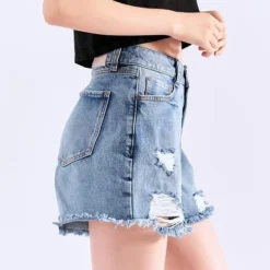 Short Para Mujer Ruedo Desflecado Typer 9 Short Para Mujer Ruedo Desflecado Typer -Feminora Moda Tienda De Ventas typer 6536 4315022 3 product