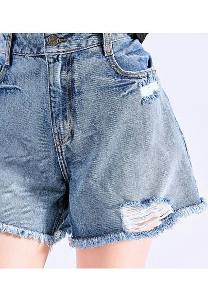 Short Para Mujer Ruedo Desflecado Typer 6 Short Para Mujer Ruedo Desflecado Typer - Imagen 4