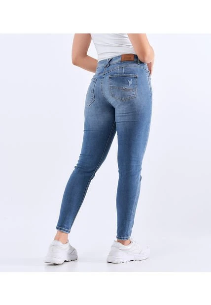 Jean Skinny Para Mujer Tiro Alto Unser 4 Jean Skinny Para Mujer Tiro Alto Unser - Imagen 2