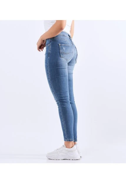 Jean Skinny Para Mujer Tiro Alto Unser 5 Jean Skinny Para Mujer Tiro Alto Unser - Imagen 3