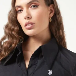 Camisa Negro-Blanco Us Polo Assn -Feminora Moda Tienda De Ventas us polo assn 1043 4615812 4 product