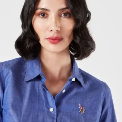 Camisa Azul Us Polo Assn -Feminora Moda Tienda De Ventas us polo assn 1540 1968702 5 product