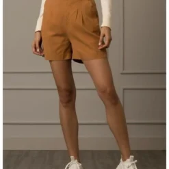 Short En Tejido Plano Dubai Para Mujer Tiro Alto -Feminora Moda Tienda De Ventas velez 0114 9869612 2 product