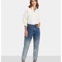 Jean Eris Metalizado Para Mujer Mom Fit -Feminora Moda Tienda De Ventas velez 1534 8738722 1 product