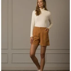 Short En Tejido Plano Dubai Para Mujer Tiro Alto -Feminora Moda Tienda De Ventas velez 1838 9869612 1 product