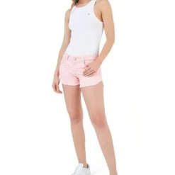 Short Dama Color ROSA FLORES Womanpotsherd Ref: Etnical